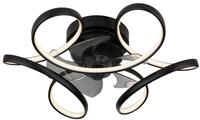 Deckenventilator Loris Opal/Schwarz max. 13 Watt