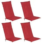 HOCHLEHNERAUFLAGE Loft HL 120/50/6 Rot 4tlg