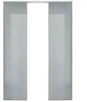 VORHANG 2ER SET HxB 245x60 cm Grau