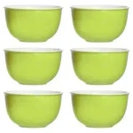 M&Uuml;SLISCHALEN Doppio Gr&uuml;n &oslash; 14 cm 6er Set