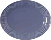 Seltmann Weiden SERVIERPLATTE Beat Color Glaze Fliederblau 35 x 28 cm Violett