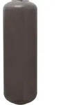 Bodenvase Art Deco Silberfarben