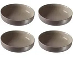 SCHALEN Jasper Taupe &oslash; 19.0 cm 4er Set