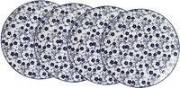 Ritzenhoff Breker DESSERTTELLER Royal Sakura wei&szlig;-blau &oslash; 21,5 cm 4er Set
