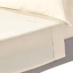 SATIN-BETTLAKEN ohne Gummizug, Bio-Baumwolle, Fadendichte 400