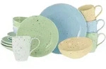 Kombiservice Confetti Bunt Multicolor, 12-teilig