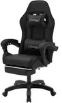 GAMINGSTUHL Schwarz aus Kunstleder