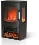 ELEKTROKAMIN 1800W schwarz - Flammenbild separat nutzbar