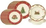TELLER-SET Marieluise Weihnachtsnostalgie bunt 18-tlg.