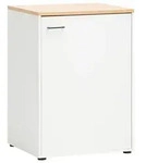 Mehrzweckschrank Solea Wei&szlig;/Eiche