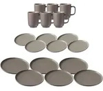 TAFELSERVICE Jasper taupe 18er Set