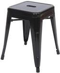HOCKER METALL Schwarz