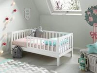 Kinder-/Juniorbett ca. 70x140 cm Wei&szlig;