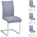 ESSZIMMERSTUHL ALADINO 4er-Set grau