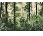 FOTOTAPETE Wald B&auml;ume Natur Vlies Tapete Wohnzimmer 350x250