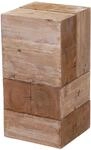 BLUMENTISCH MASSIVHOLZ eckig Braun