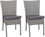 STUHL Grau, Anthrazit 2er-Set