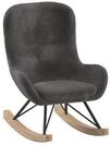 Kindersessel Boucle ca. 55x69x65 cm Anthrazit