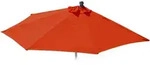 ERSATZ-BEZUG SONNENSCHIRM HALBRUND Orange
