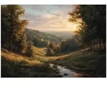 FOTOTAPETE Wald B&auml;ume Beige 400x280 cm