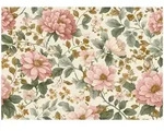 FOTOTAPETE Blumen Vintage Beige 250x175 cm