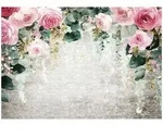 FOTOTAPETE Blumen H&auml;ngend Rosa 250x175 cm