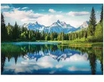FOTOTAPETE 3D Effekt Berge Landschaft 250x175