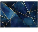 FOTOTAPETE Marmor Glanz Blau 400x280 cm
