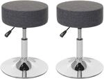 HOCKER Grau 2er-Set