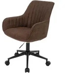 B&Uuml;ROSTUHL MIT ARMLEHNE Braun