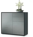 KOMMODE Ben Front in Graphit Seidenmatt