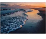 FOTOTAPETE Strand Meer Blau 300x210 cm