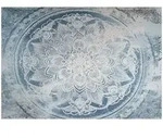 FOTOTAPETE Mandala Beton Blau 300x210 cm
