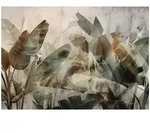 FOTOTAPETE Bl&auml;tter Dschungel Gr&uuml;n 400x280 cm