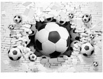 FOTOTAPETE Fu&szlig;ball Kinderzimmer Vliestapete Tapete 150x105