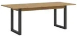Ausziehtisch Seattle Eiche ca. 150-190x90x76 cm Anthrazit