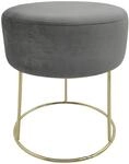 Hocker Marilyn Grau Samt