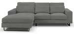 Ecksofa Bolivia Grau Cord