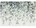 FOTOTAPETE Bl&auml;tter H&auml;ngend Gr&uuml;n 300x210 cm