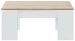 COUCHTISCH mit hochklappbarer Platte L100 cm - Alida