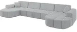 WOHNLANDSCHAFT LIVO-U2 - 400x173x79,5 cm Grau