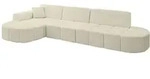 ECKSOFA Ottomane Links LIVO-L2 - 337x173x79,5 cm Beige