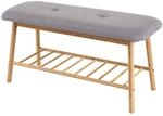 SITZBANK SCHUHREGAL Braun, Grau