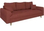 3-SITZER-SOFA Alma Terrakotta Cord