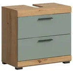 Waschbeckenunterschrank Scout ca. 60x56x37 cm Salbeigr&uuml;n