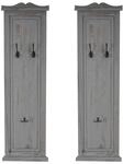 WANDGARDEROBE Grau 2er-Set