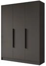KLEIDERSCHRANK - PORTO - 150 - Schwarz