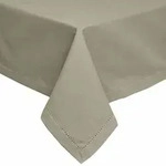 TISCHDECKE grau 137/178 cm, 100% Baumwolle