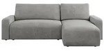 ECKSOFA ARGOS Hellgrau Struktur