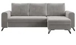 ECKSOFA Axel Velvet Hellgrau